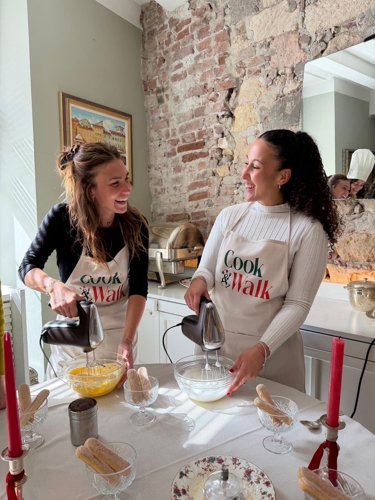 Rome: Pasta & Tiramisu Cooking Class near the Vatican with Wine & Gelato