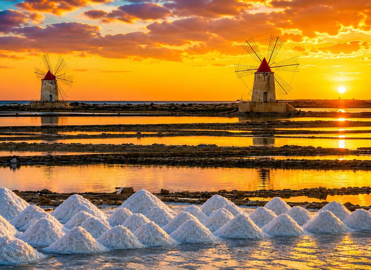 Marsala: salinas, tour en barco por Mothia y cata de vino