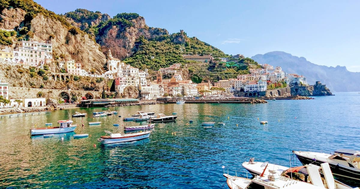 Desde Roma: excursión de 1 día a Positano y la costa de Amalfi en tren y ferri