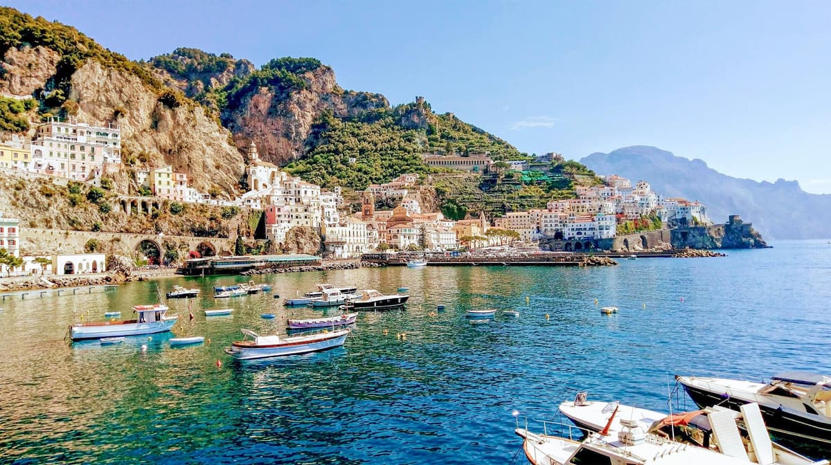 Desde Roma: excursión de 1 día a Positano y la costa de Amalfi en tren y ferri