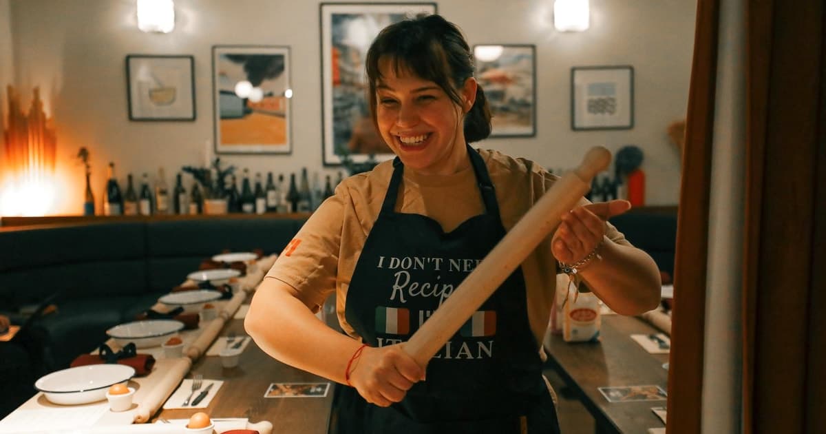 East London: Authentic Pasta Making Class with Prosecco