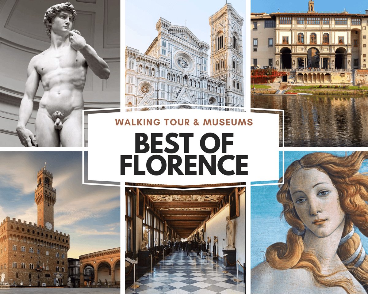 Florence: Accademia, Uffizi, and City Center Walking Tour