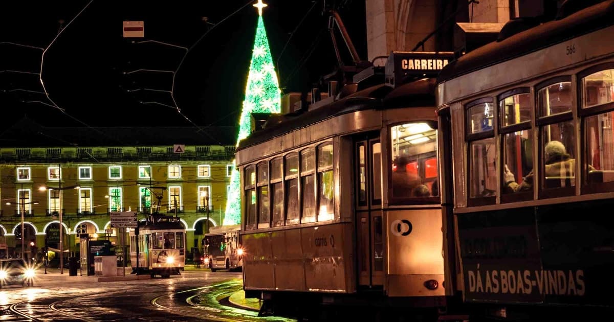 Lisbon by Night: Christmas Lights Photo Walk