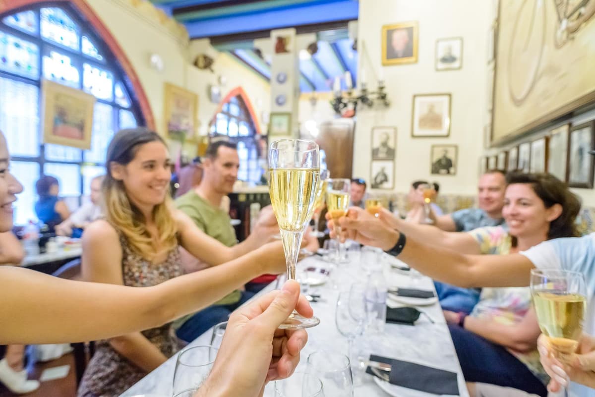 Barcelona eBike Tour with Wine and Tapas Experience