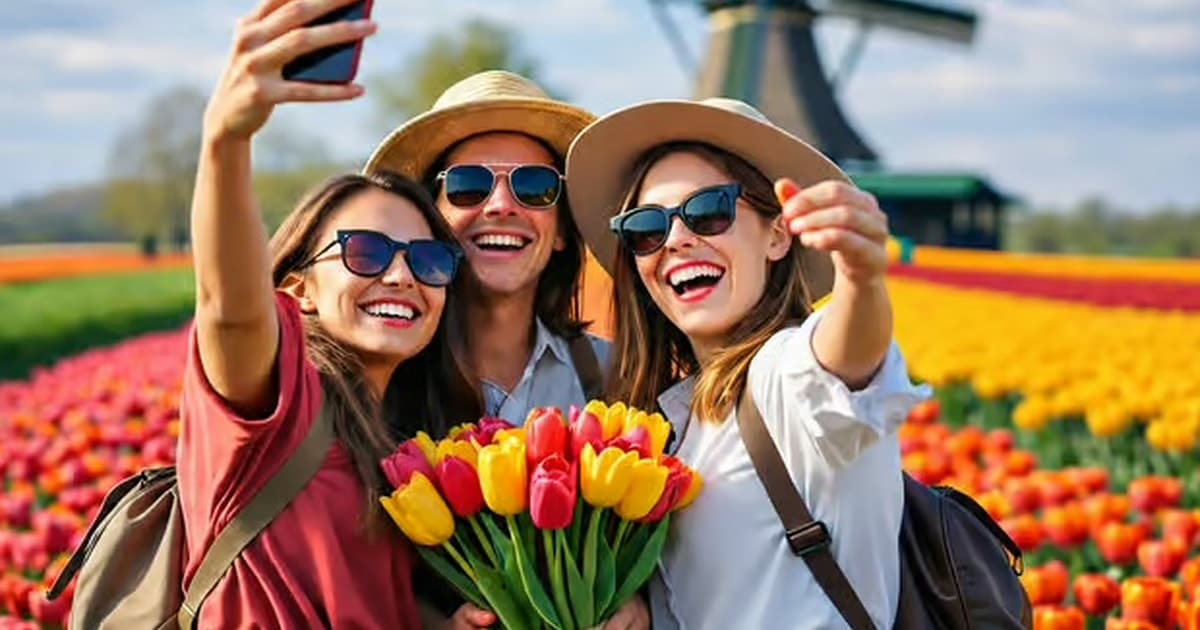 Amsterdam: Keukenhof & Zaanse Schans Day Tour + Flex Return