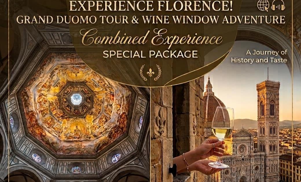 Florence: Duomo Tour & Wine Windows Experience