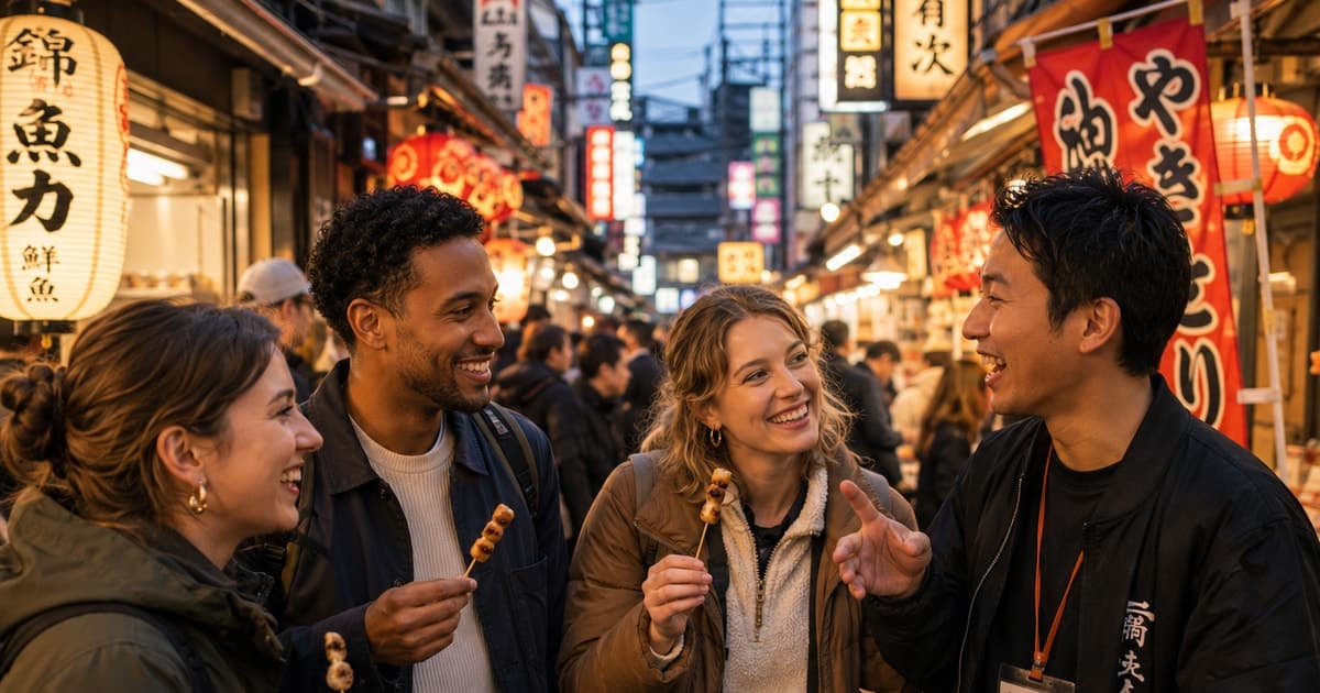 Mercado de Nishiki en Kioto: 8-10 degustaciones, 90 min, con un lugareño