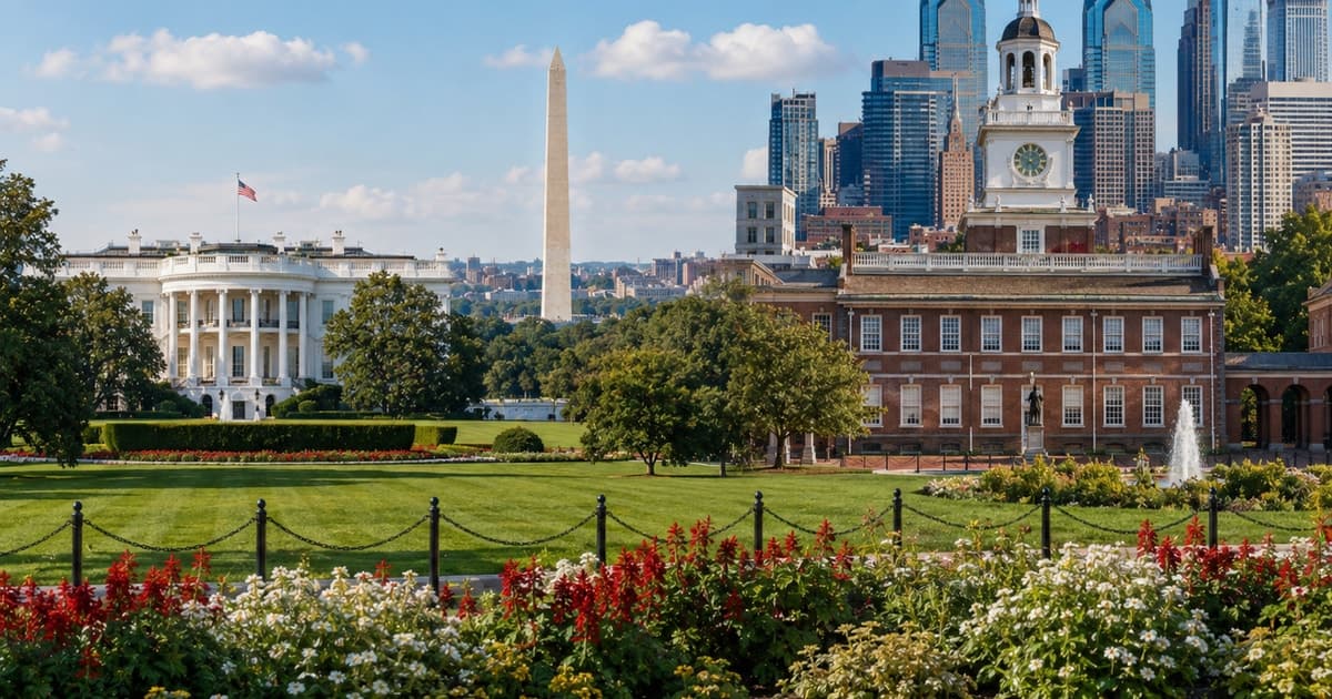 From New York: Philadelphia & Washington DC One-Day Sightseeing Tour