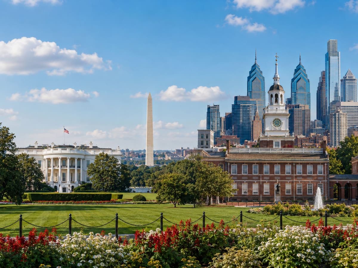 From New York: Philadelphia & Washington DC One-Day Sightseeing Tour