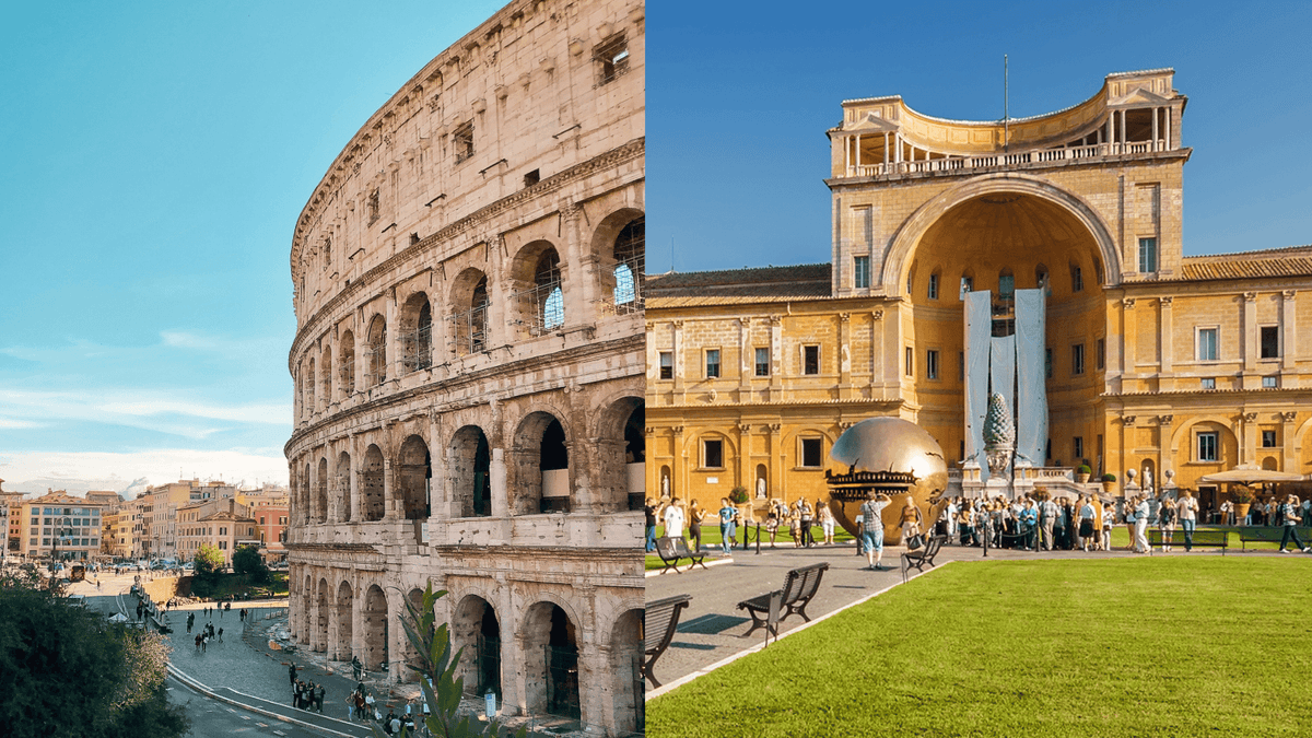 Roma en un día: Combo Coliseo y Vaticano