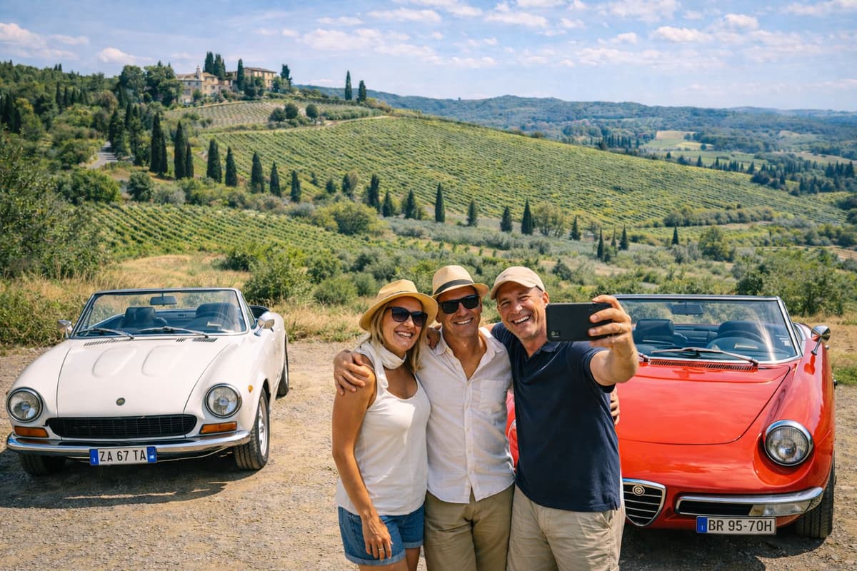Desde Florencia | Excursión de 1 día por Chianti en coche clásico