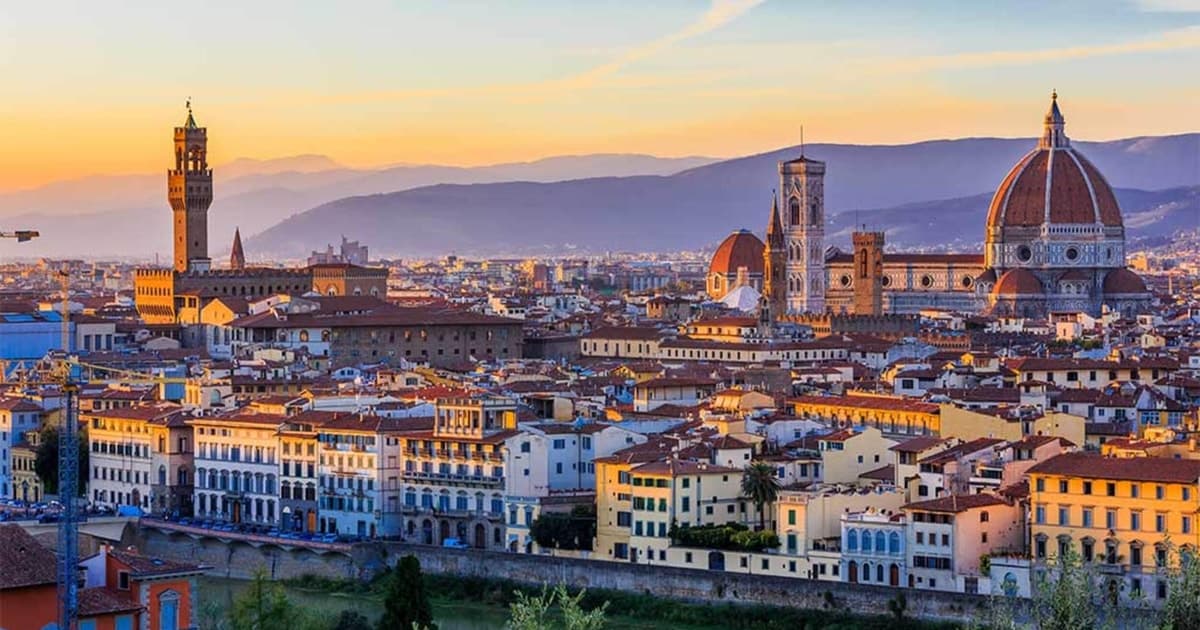 Florence: Private Eco-Golf Cart with Prosecco & Picnic