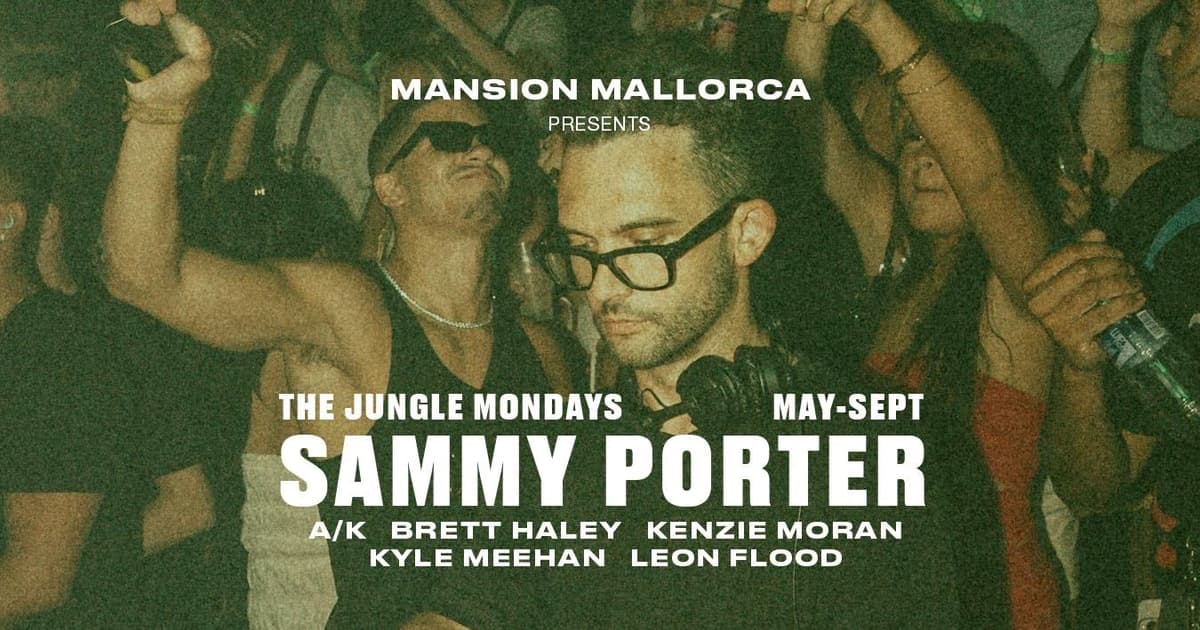 Sammy Porter The Jungle Mondays en Mansion Nightclub Magaluf