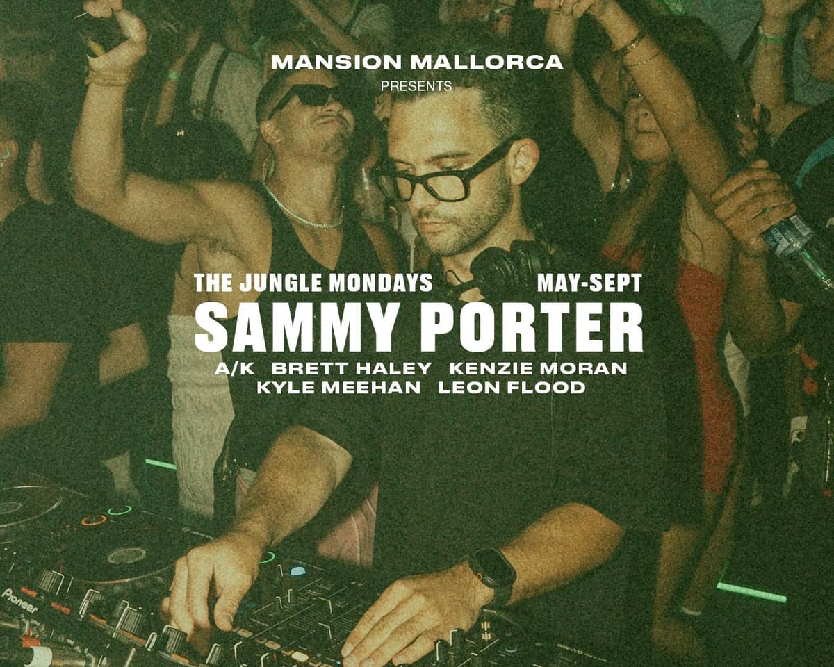 Sammy Porter The Jungle Mondays en Mansion Nightclub Magaluf