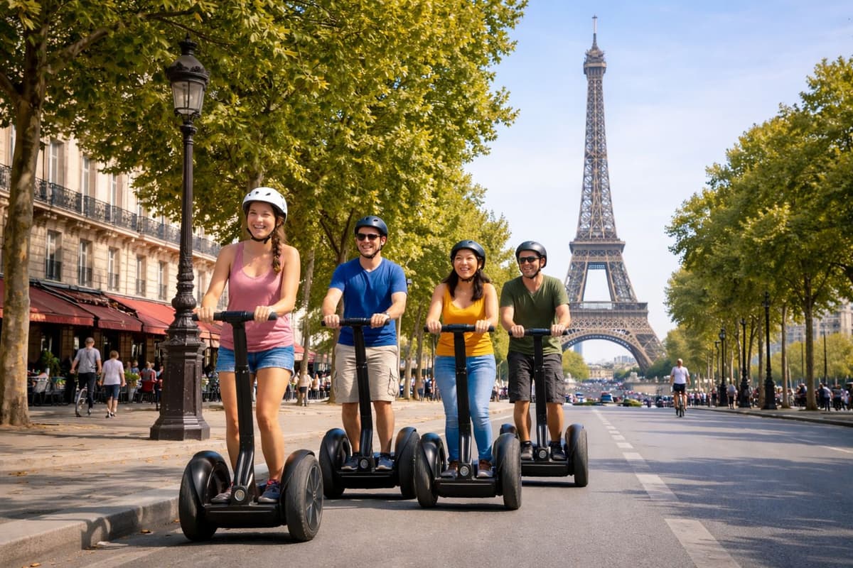 Paris Private Segway Tour – Eiffel Tower local guide