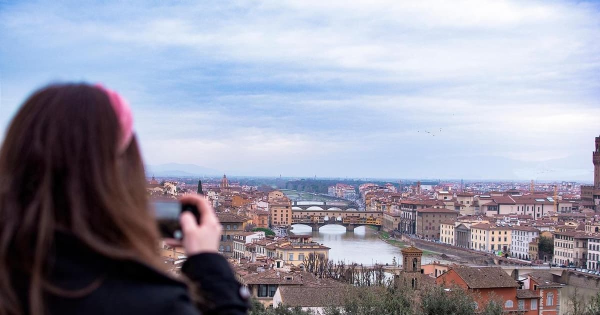 Florence: Visit Piazzale Michelangelo by Golf Cart w. Driver