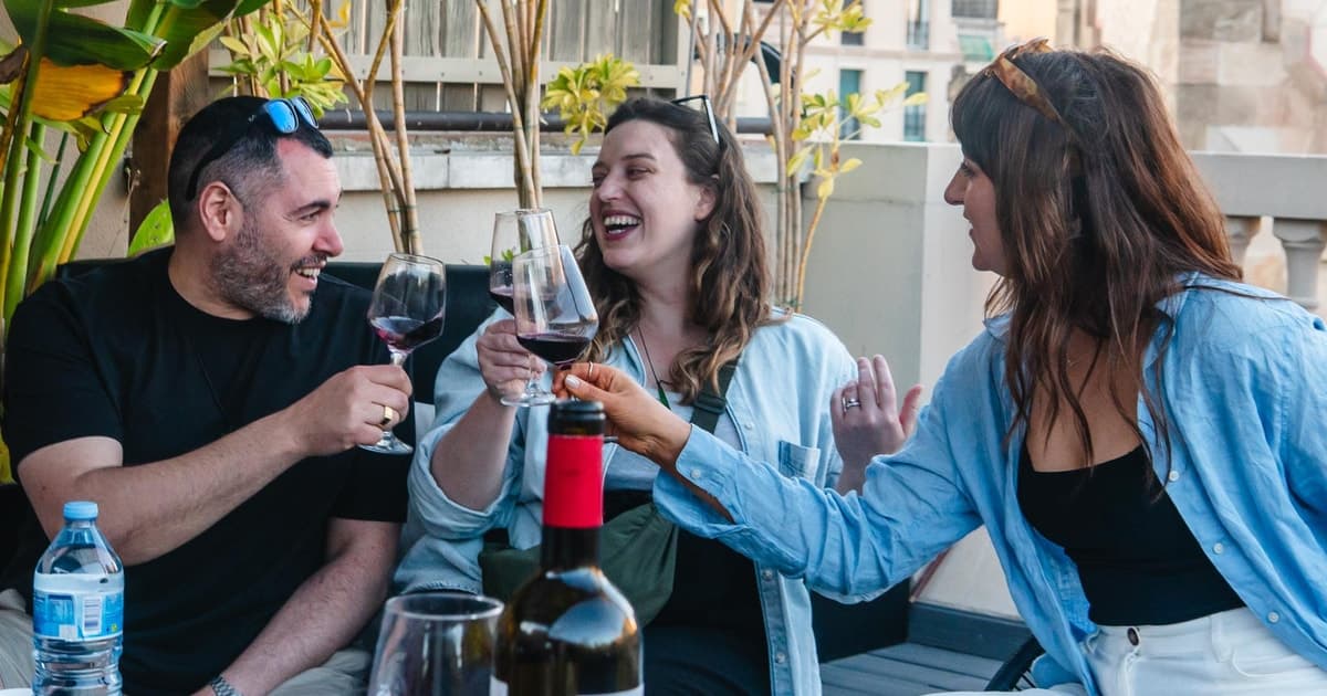 Barcelona: Fun & Unpretentious Rooftop Wine Tasting