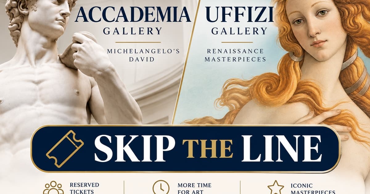 Florence Renaissance Tour: Uffizi & Accademia Gallery