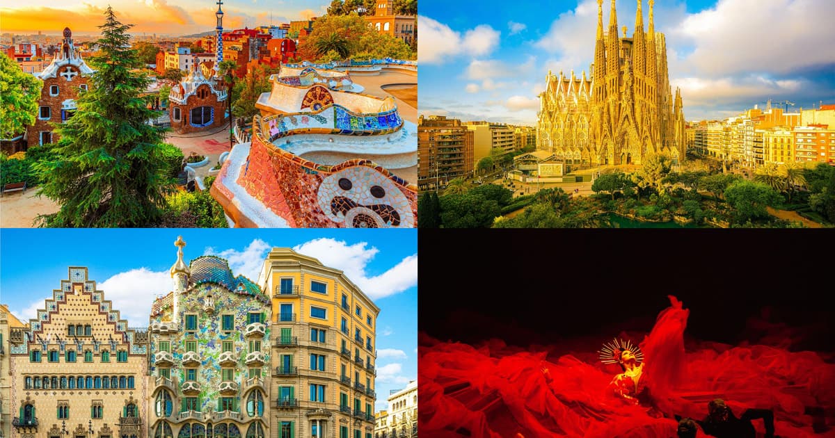 Barcelona: Sagrada Familia, tour por el parque Güell, Casa Batlló y espectáculo de flamenco