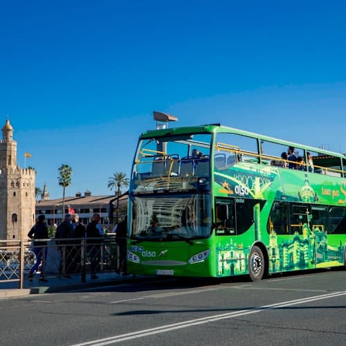 Buses turísticos en Sevilla