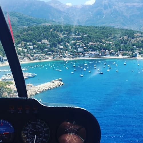 Paseo en helicóptero en Palma de Mallorca