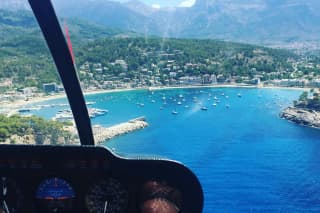 Paseo en helicóptero por Mallorca