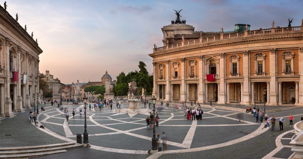 Piazza Campidoglio y museos Capitolinos, Roma