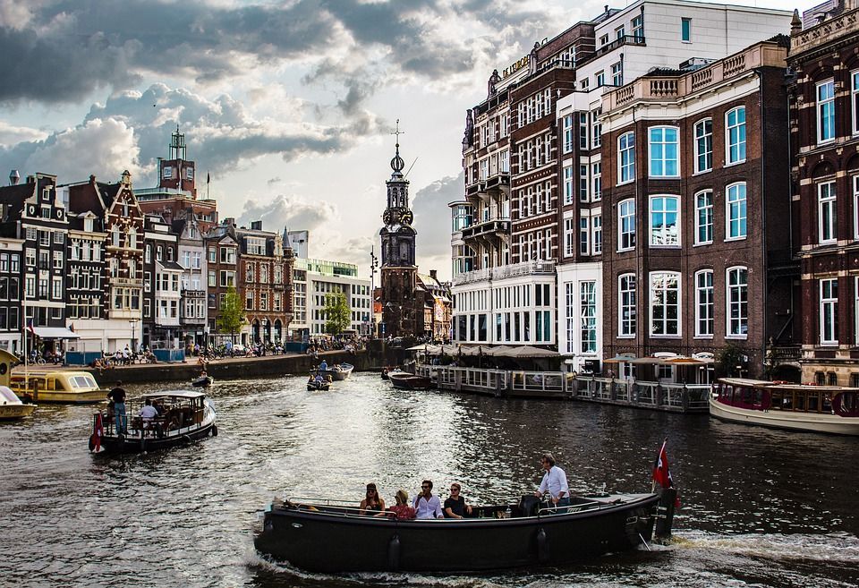 Take a boat ride in Amsterdam