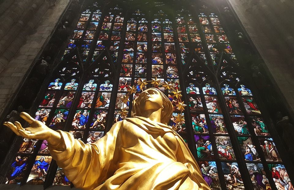 Interior de la catedral de Milán